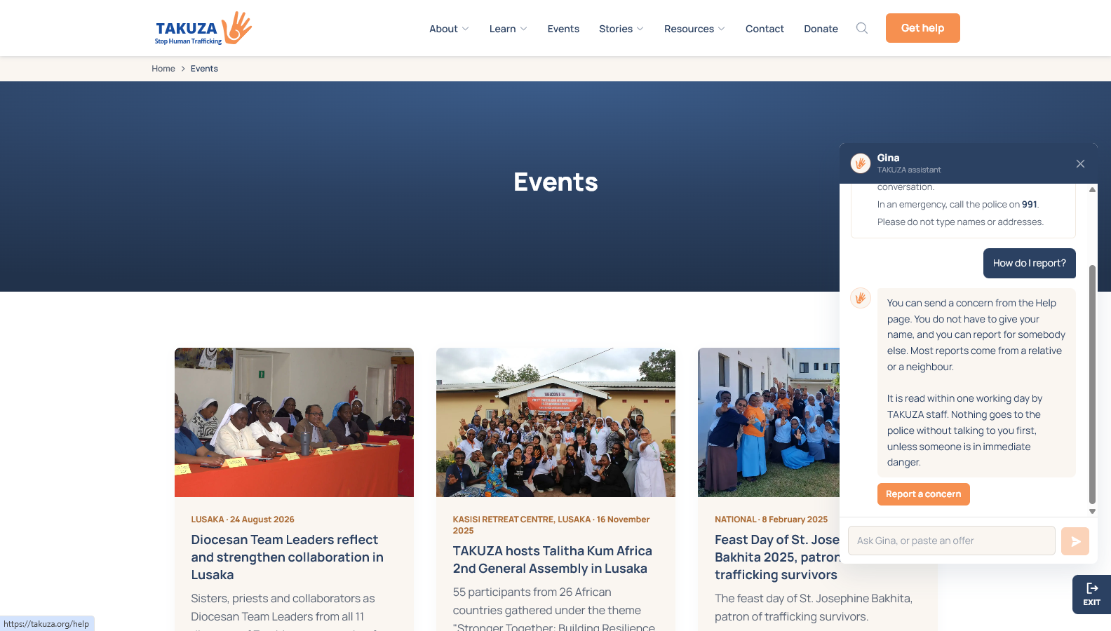 Takuza - Website / Dashboard, screen 2